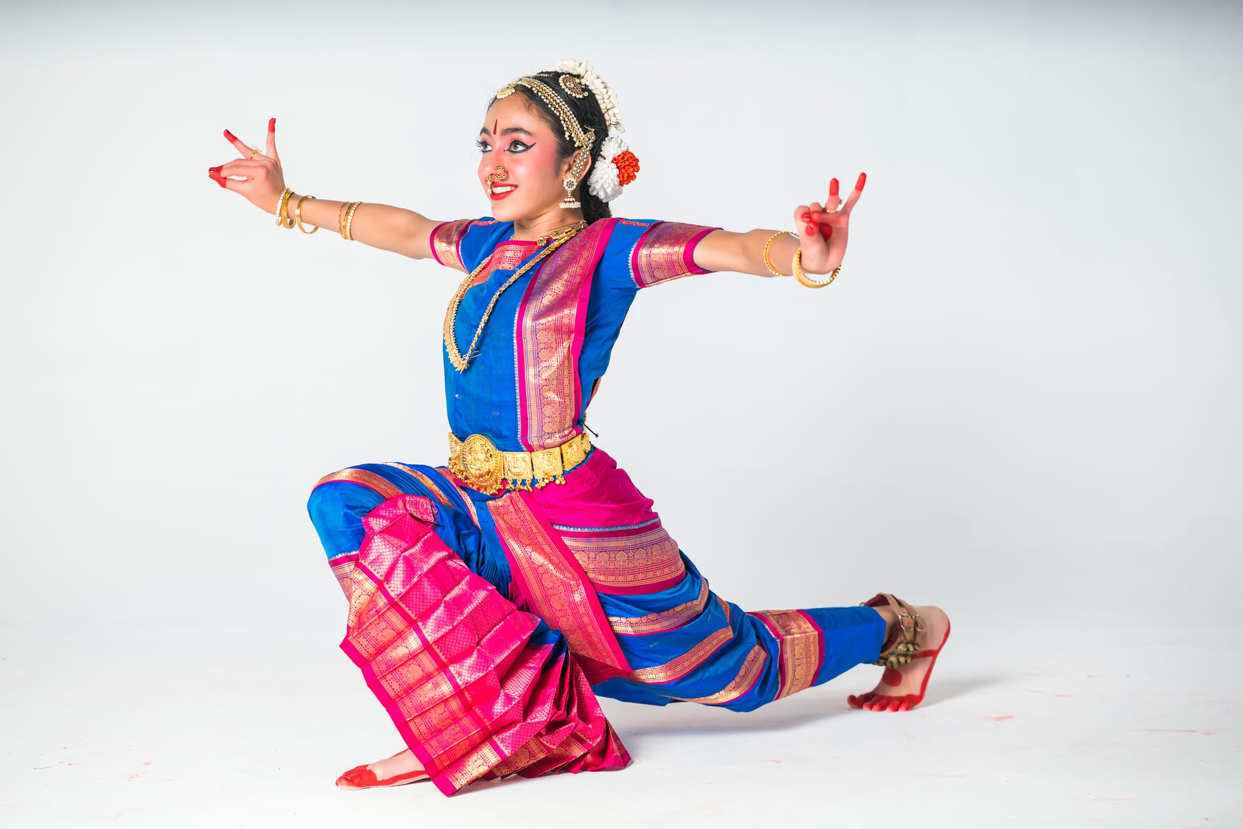 Aditi performing Bharatanatyam