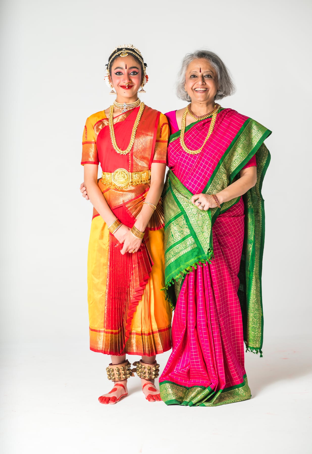Aditi with her Guru Mrs. Sheela Chandrashekar